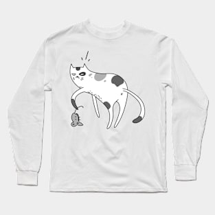 Funny cat and mouse Long Sleeve T-Shirt